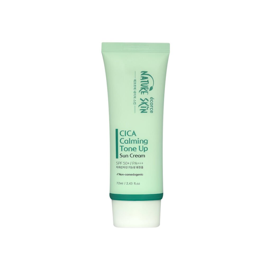Nature Skin CICA Calming Tone Up Sun Cream SPF50+ PA+++ - Kbazar - Korean Cosmetics Store