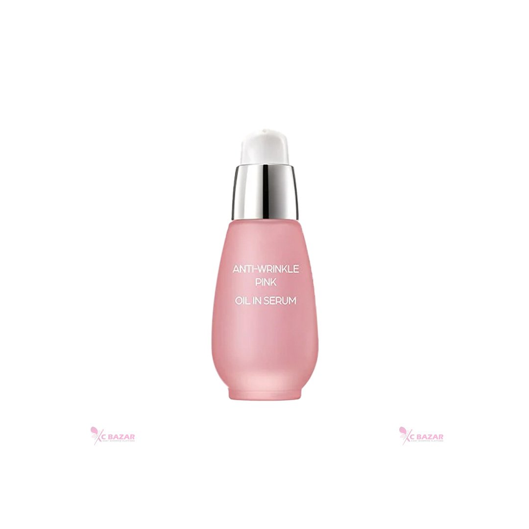 Charmzone Anti-Wrinkle Pink Oil In Serum 30 ml - Kbazar - Korean Cosmetics Store