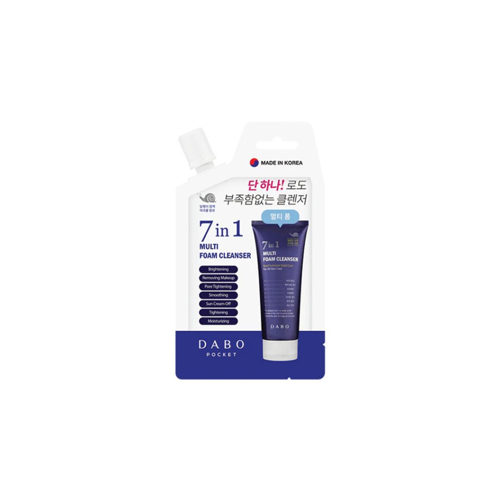 Dabo 7 In 1 Multi Foam Cleanser 20 ml face cleanser or face wash price in Bangladesh at Kbazar