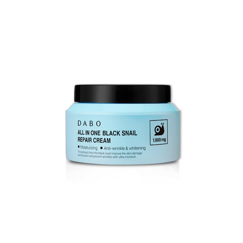 Dabo All In One Black Snail Repair Cream 100 g - Kbazar - Korean Cosmetics Store