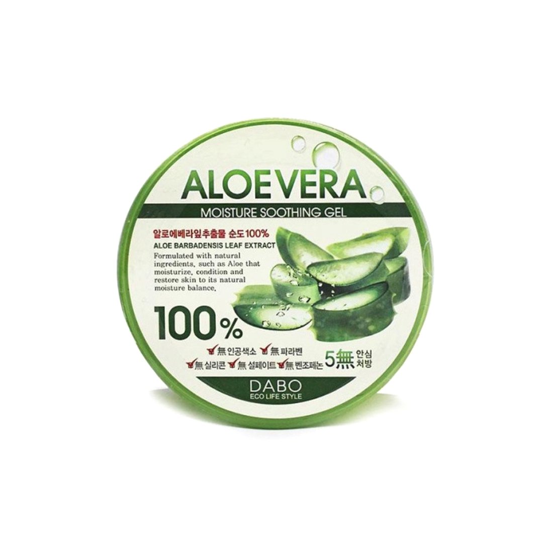 Dabo Aloevera Moisture Soothing Gel 300ml - Kbazar - Korean Cosmetics Store