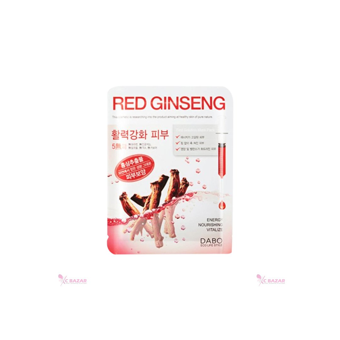 Dabo First Solution Mask Pack 23 g - RED GINSENG - Kbazar Korean Cosmetics Store