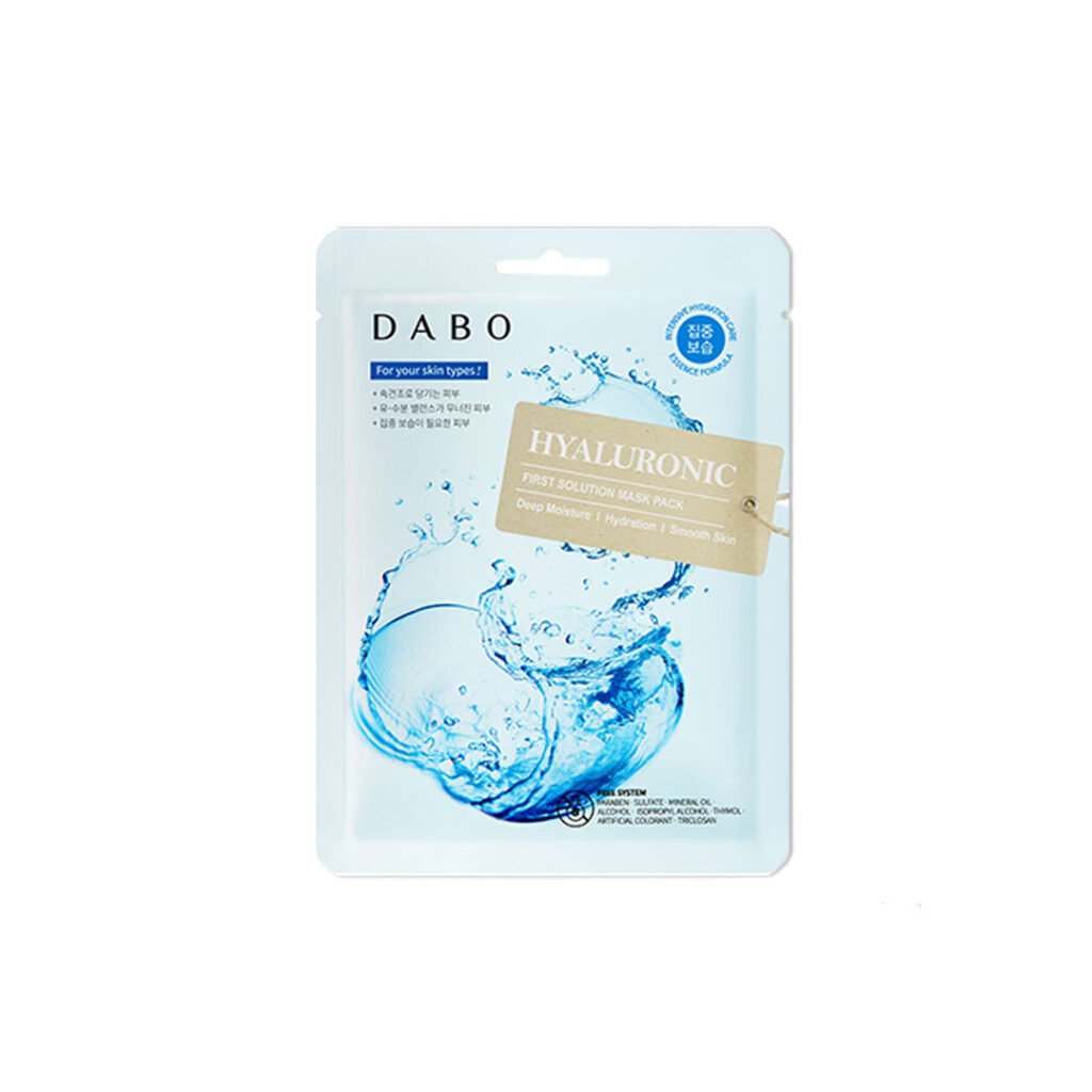 Dabo First Solution Mask Pack (Sheet Mask) – HYALURONIC - Kbazar Korean Cosmetics Store