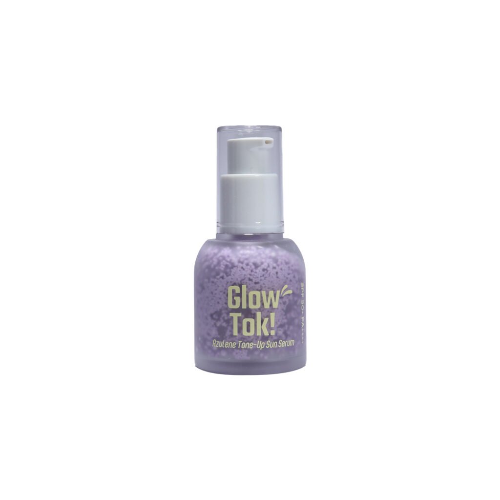 Dabo Glow Tok Azulene Tone Up Sun Serum SPF 50+ PA++++ 30 ml - Kbazar - Korean Cosmetics Store