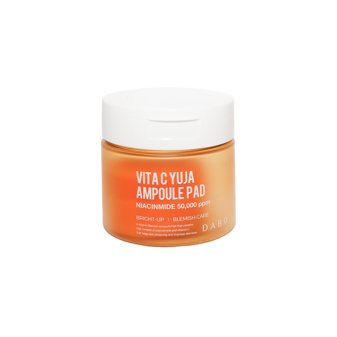 Dabo Vita C Yuja Ampoule Pad 100 Pcs 120ml - Kbazar - Korean Cosmetics Store