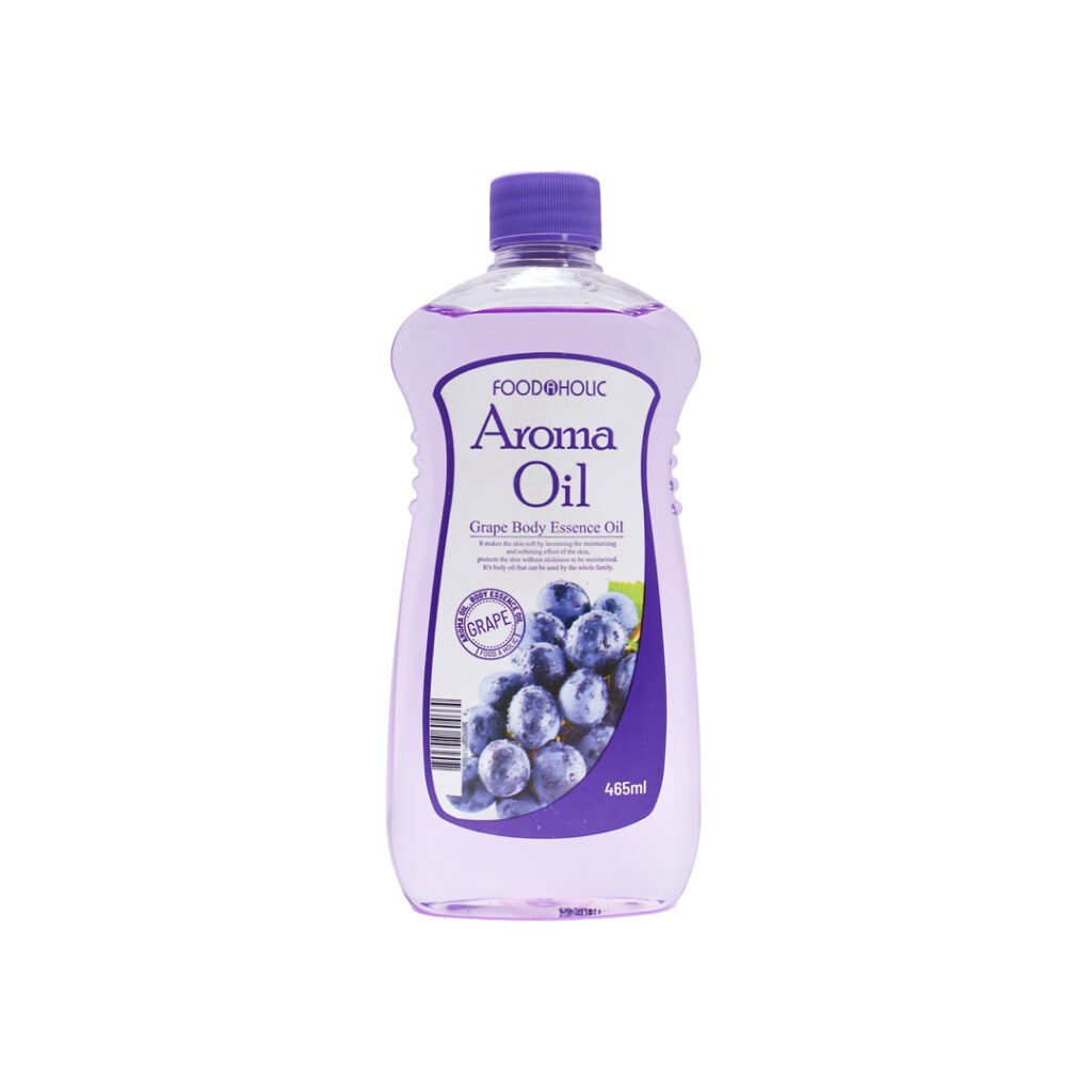 Foodaholic Aroma Oil Grape Body Essence Oil 465ml - Kbazar Korean Cosmetics Store