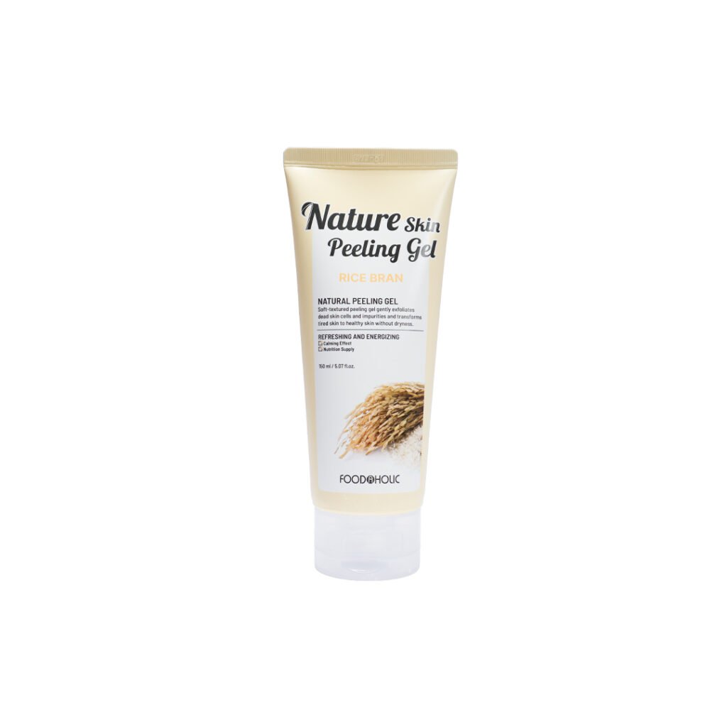 Foodaholic Nature Skin Peeling Gel Rice Bran 150 ml - Kbazar - Korean Cosmetics Store