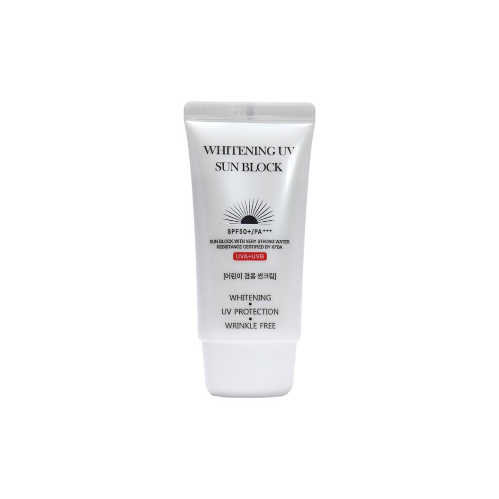 Jigott Whitening UV Sun Block SPF 50+/PA +++ 70 ml - Kbazar - Korean Cosmetics Store