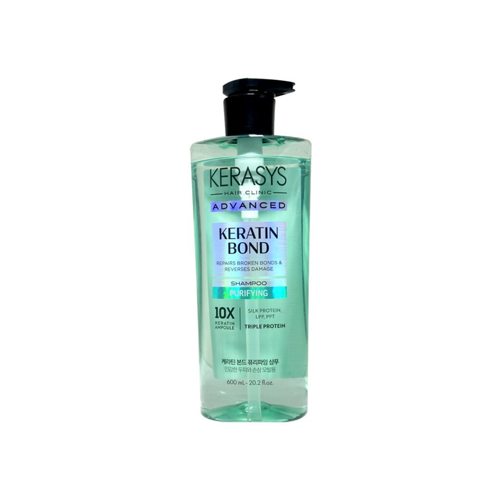 Kerasys Advanced Keratin Bond Purifying Shampoo 600 ml - Kbazar Korean Cosmetics Store