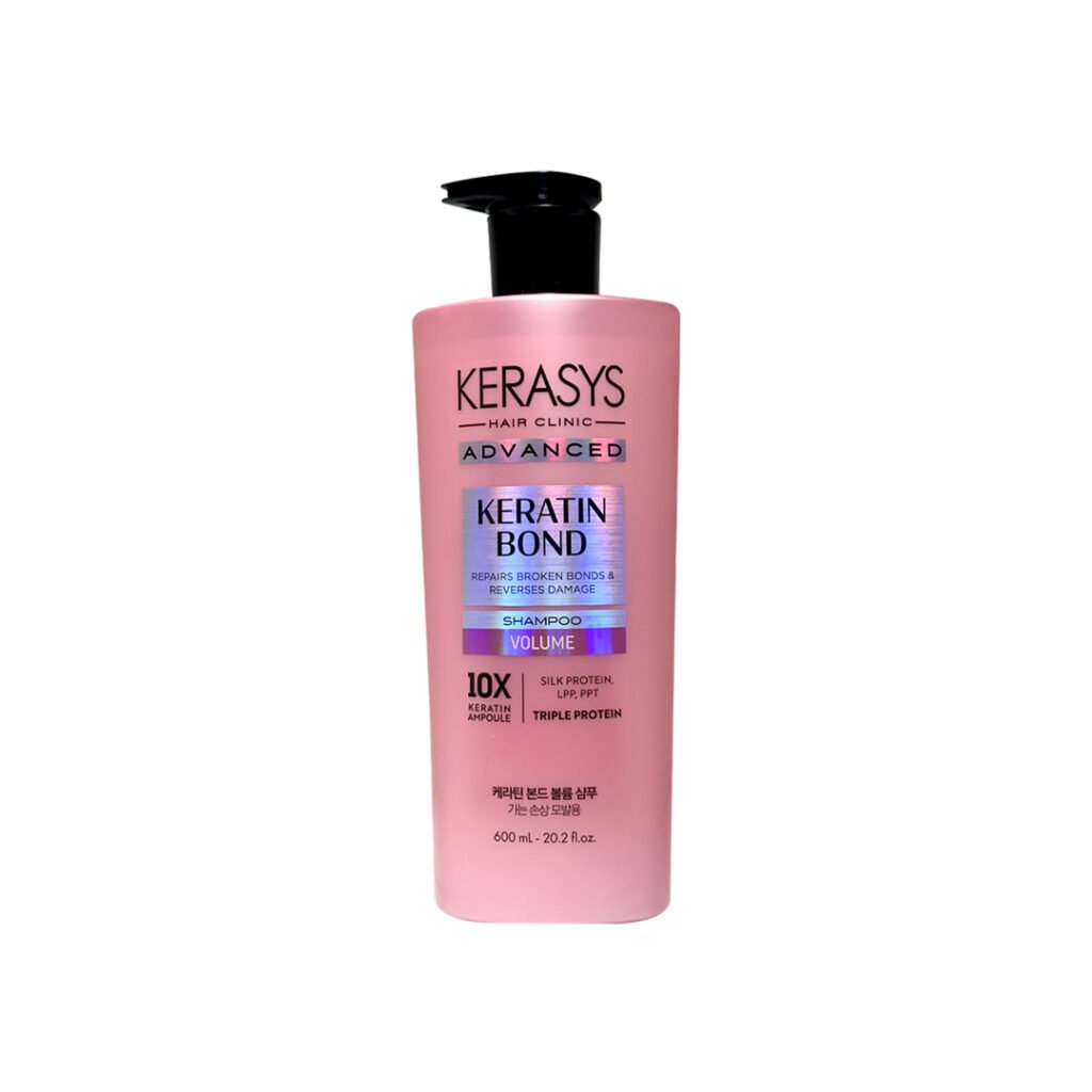 Kerasys Advanced Keratin Bond Volume Shampoo 600 ml - Kbazar Korean Cosmetics Store