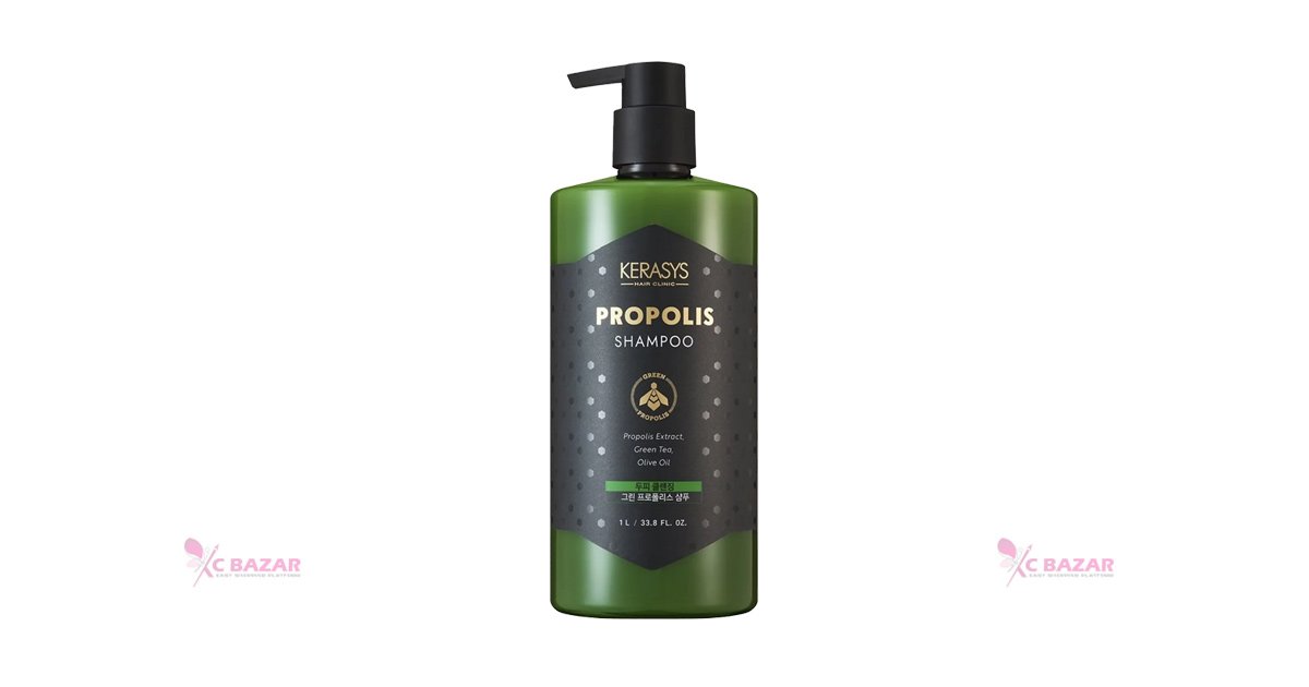 Kerasys Green Propolis Scalp Cleansing Shampoo 1 L - Kbazar Korean Cosmetics Store