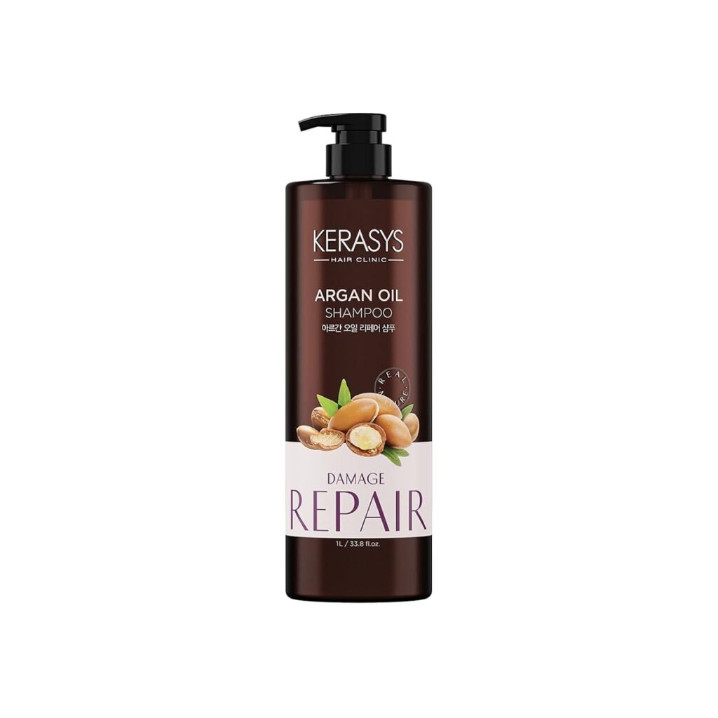 Kerasys Hair Clinic Argan Oil Shampoo 1L - Kbazar Korean Cosmetics Store