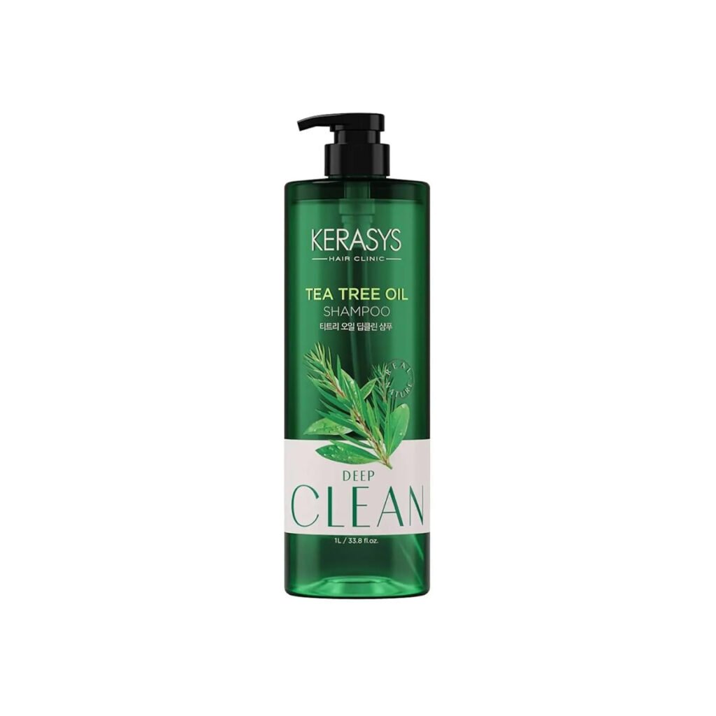 Kerasys Hair Clinic Tea Tree Oil Shampoo 1L - Kbazar Korean Cosmetics Store
