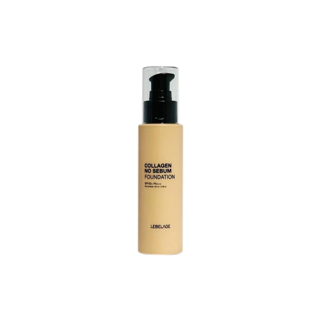 Lebelage Collagen No Sebum Foundation SPF 50+ PA+++ 100 ml – 21 - Kbazar Korean Cosmetics Store