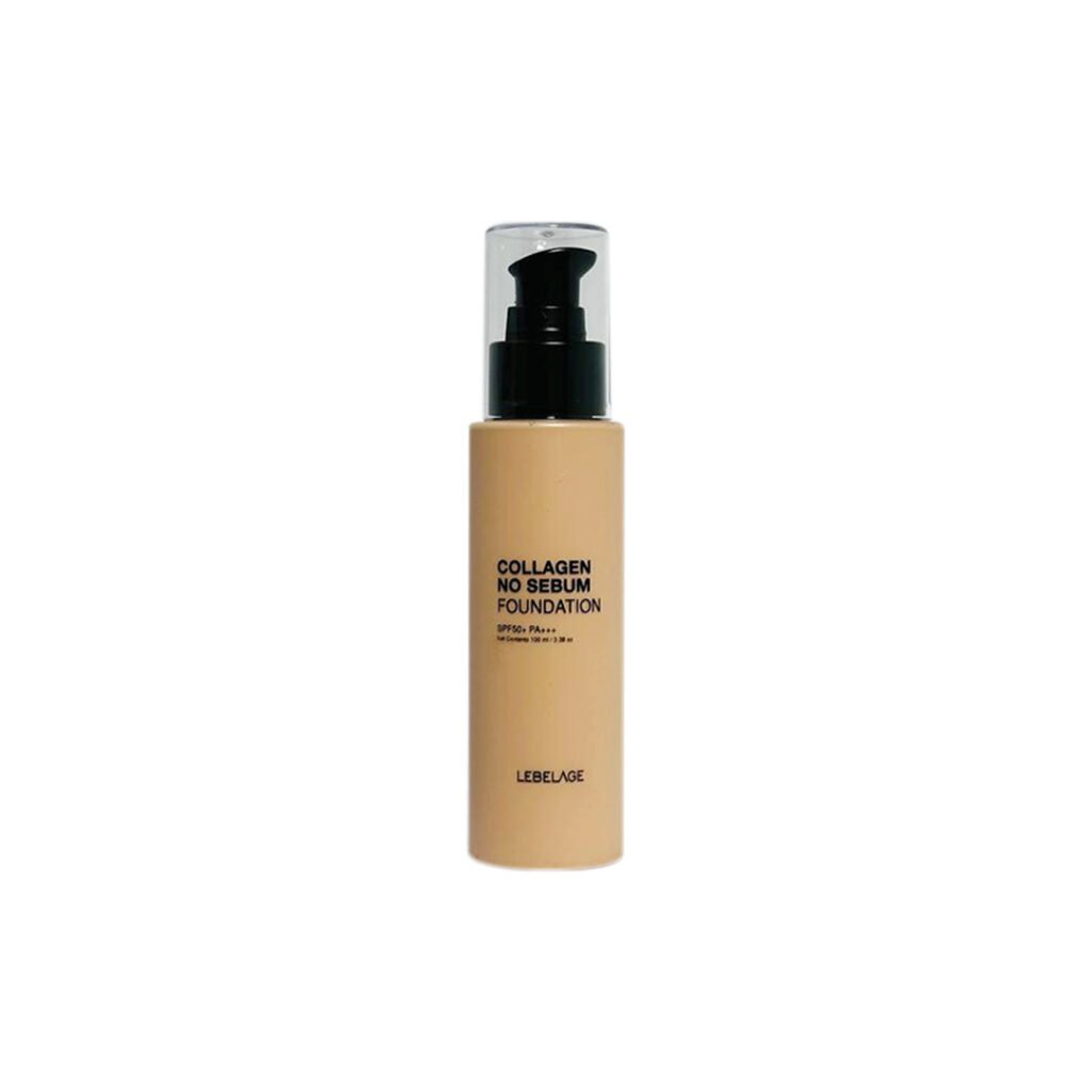 Lebelage Collagen No Sebum Foundation SPF 50+ PA+++ 100 ml – 23 - Kbazar Korean Cosmetics Store