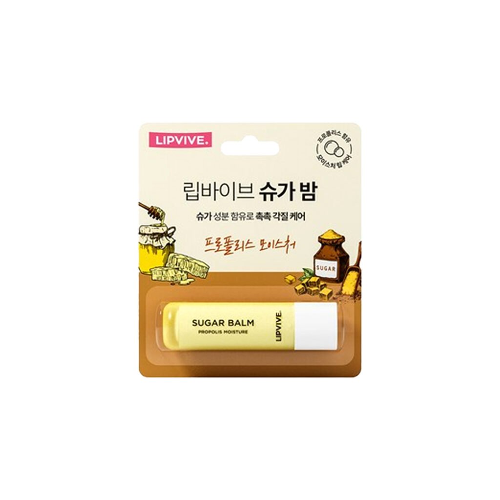 Lipvive Sugar Balm – Propolis Moisture 4.8 g - Kbazar - Korean Cosmetics Store