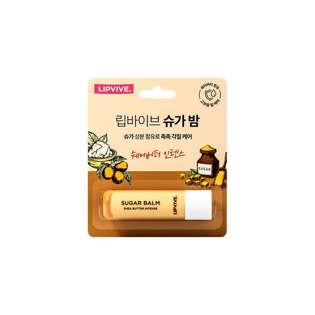 Lipvive Sugar Balm – Shea Butter Intense 4.8g - Kbazar - Korean Cosmetics Store