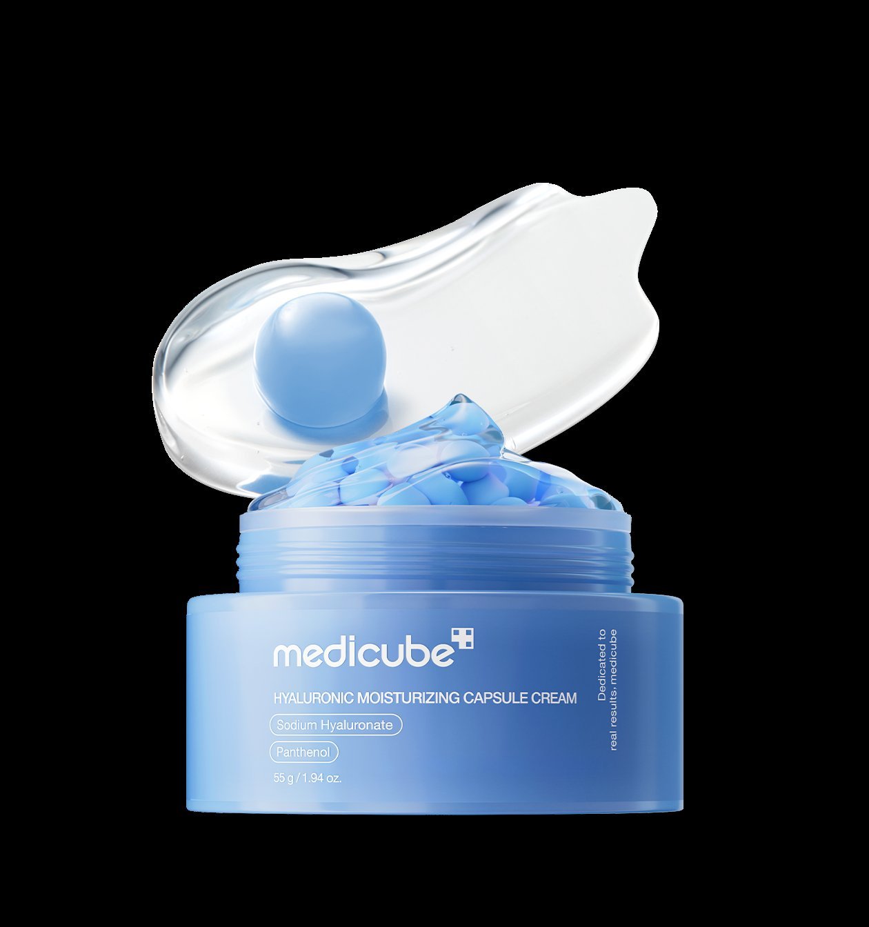 Medicube HYALURONIC MOISTURIZING CAPSULE CREAM 55g - Kbazar - Korean Cosmetics Store