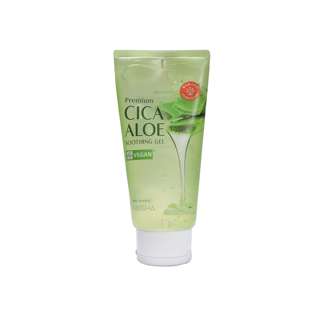 Missha Premium Cica Aloe Soothing Gel 300 ml - Tube - Kbazar - Korean Cosmetics Store