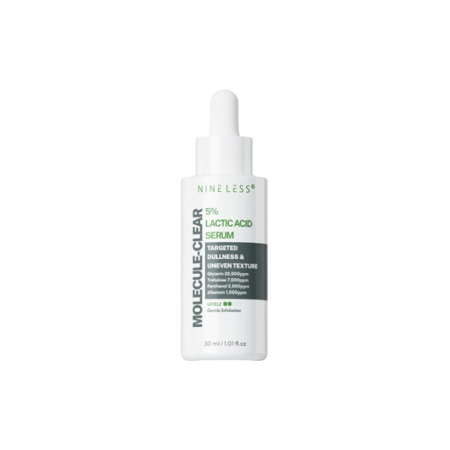 NINE LESS Molecule-Clear 5% Lactic Acid Serum 30ml - Kbazar - Korean Cosmetics Store