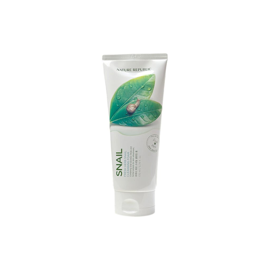 Nature Republic Fresh Herb Cleansing Foam 170 ml – SNAIL - Kbazar Korean Cosmetics Store