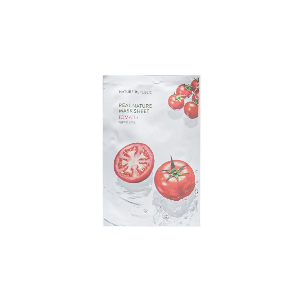 Nature Republic Real Nature Mask Sheet 23 ml – TOMATO - Kbazar - Korean Cosmetics Store