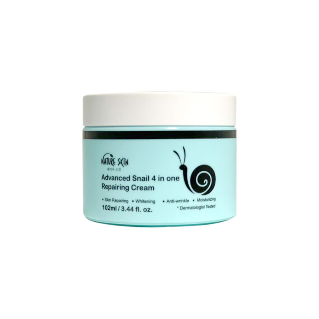 Nature Skin Advanced Snail 4 in one Repairing Cream 102ml - Kbazar - Korean Cosmetics Store