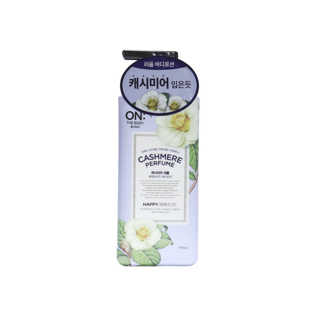 On the body Cashmere Perfume Happy Breeze 400 ml - Kbazar Korean Cosmetics Store