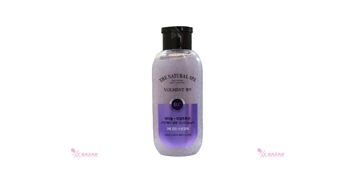 On The Body Veilment Natural SPA Dead Sea Salt Scrub Body Wash Jasmine Scent 200 ml - Kbazar - Korean Cosmetics Store