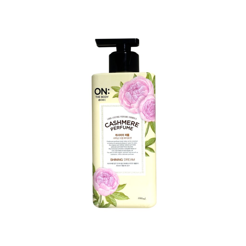 On the body Cashmere Perfume – Shining Dream Body Lotion 400 ml - Kbazar Korean Cosmetics Store