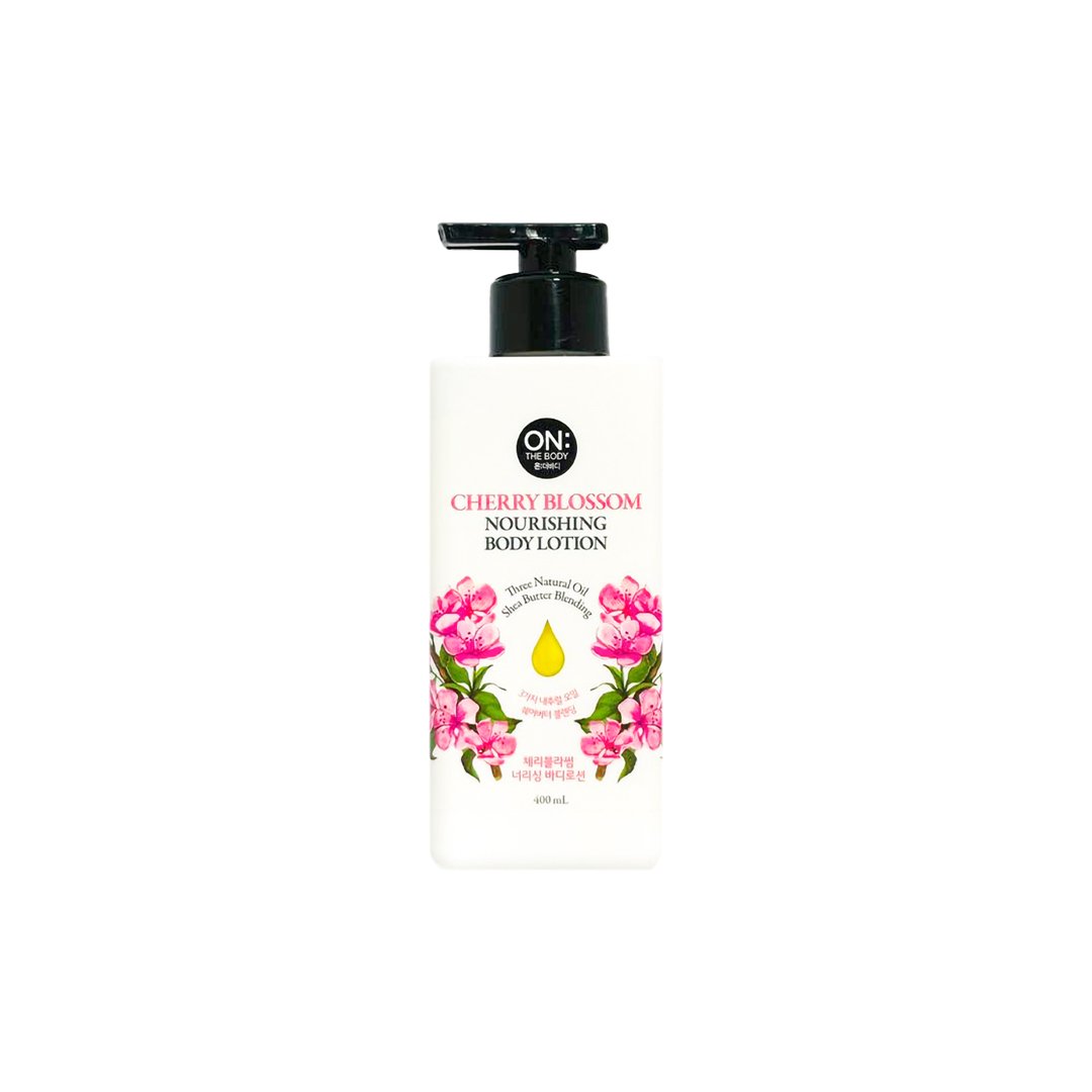 On the body Cherry Blossom Nourishing Body Lotion 400 ml - Kbazar Korean Cosmetics Store
