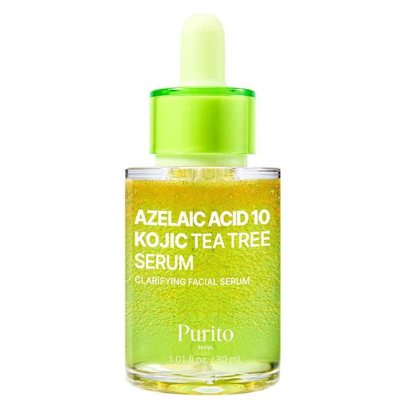 Purito Azelaic Acid 10 Kojic Tea Tree Serum 30ml - Kbazar Korean Cosmetics Store