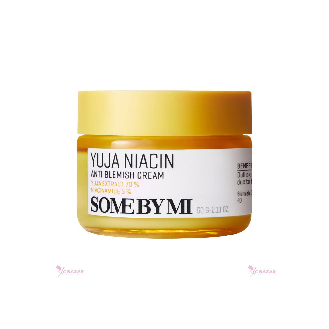 Some By Mi Yuja Niacin Anti Blemish Cream 60 g - Kbazar - Korean Cosmetics Store