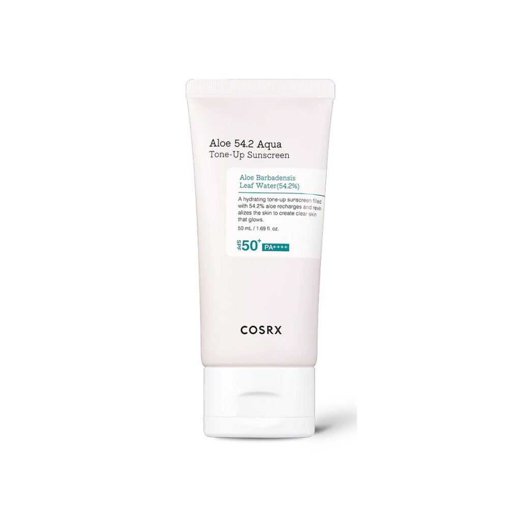 Cosrx Aloe 54.2 Aqua Tone-Up Sunscreen SPF50+ PA++++ 50 ml - Kbazar Korean Cosmetics Store