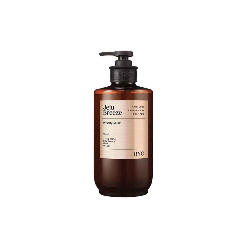 RYO Jeju Breeze Hair Loss Expert Care Shampoo (Woody Musk) 585 ml - Kbazar Korean Cosmetics Store