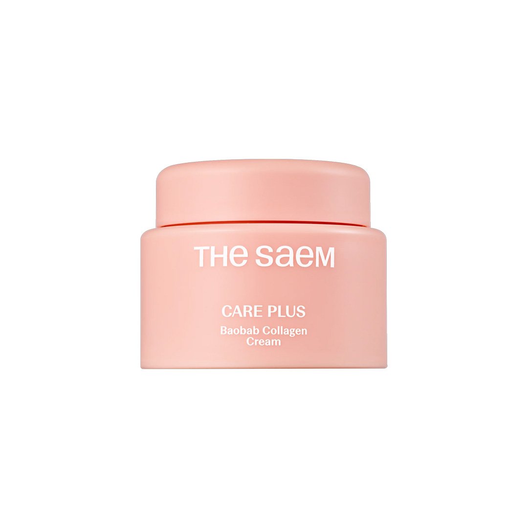 The Saem Care Plus Baobab Collagen Cream 100ml - Kbazar - Korean Cosmetics Store