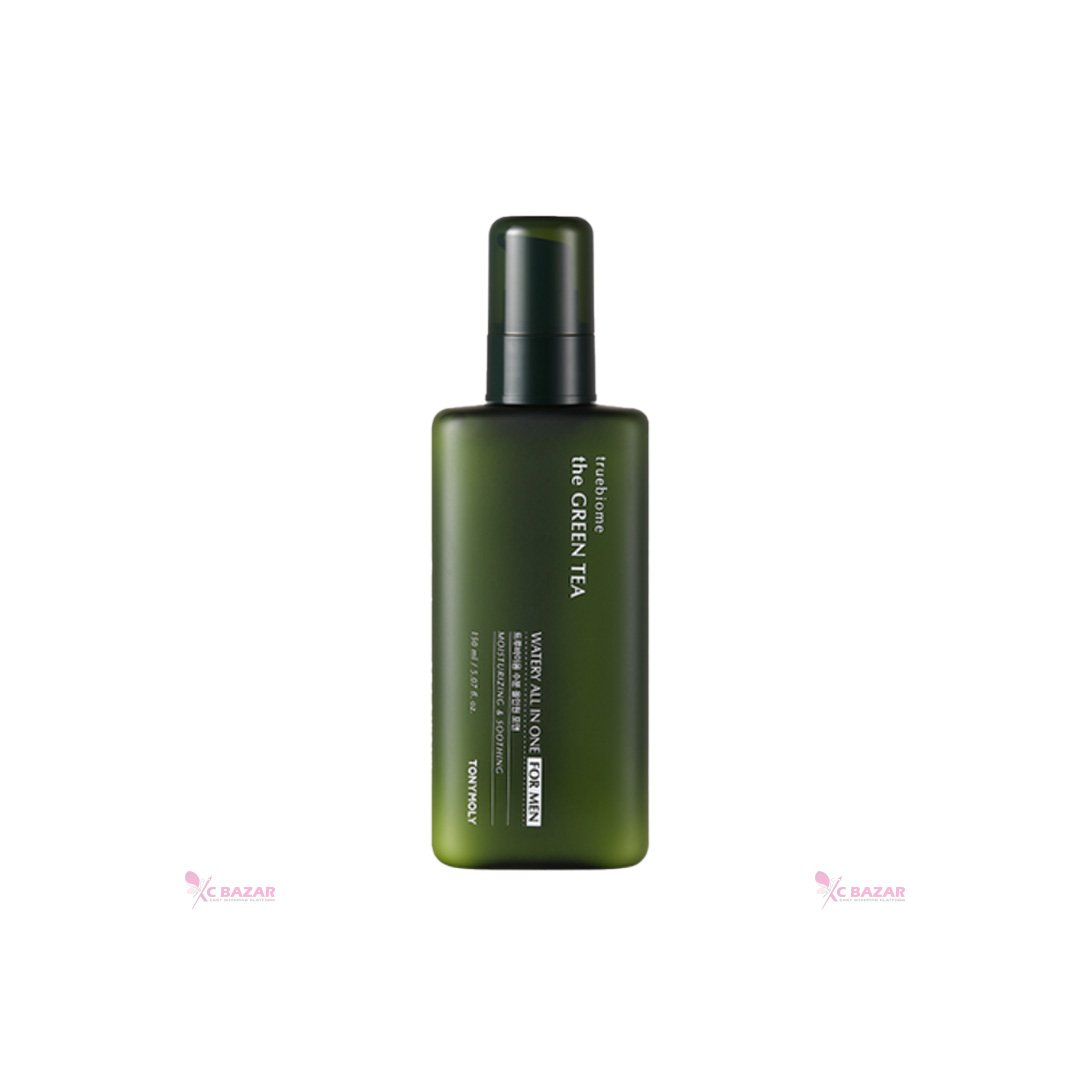 Tonymoly The Green Tea Truebiome Watery All In One For Men 150 ml Ship - Kbazar - Korean Cosmetics Store
