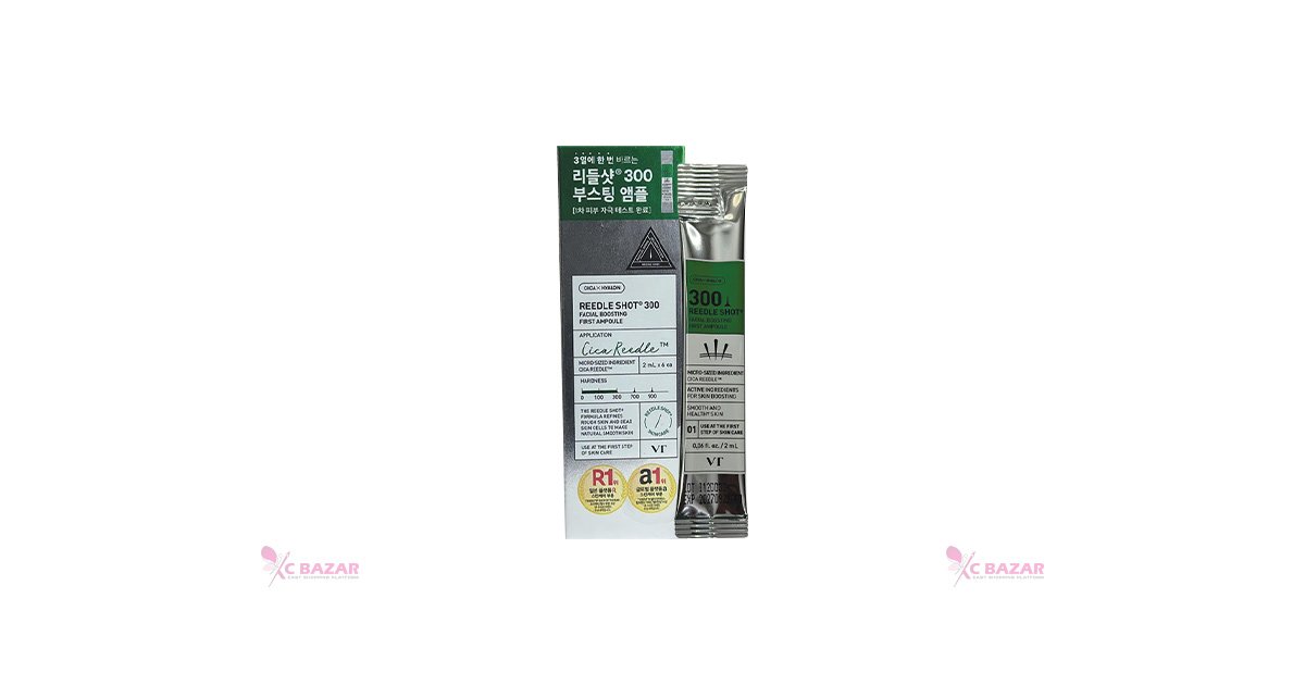 VT-COSMETICS Reedle Shot 300 Facial Boosting First Ampoule (6pcs Pack) - Kbazar - Korean Cosmetics Store