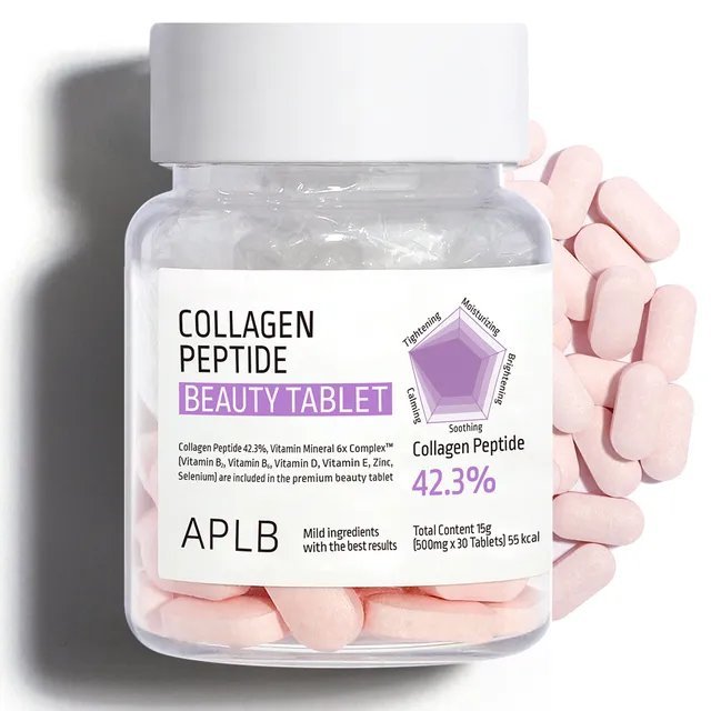 APLB Collagen Peptide Beauty Tablet 500mg x 30 tablets - Kbazar - Korean Cosmetics Store