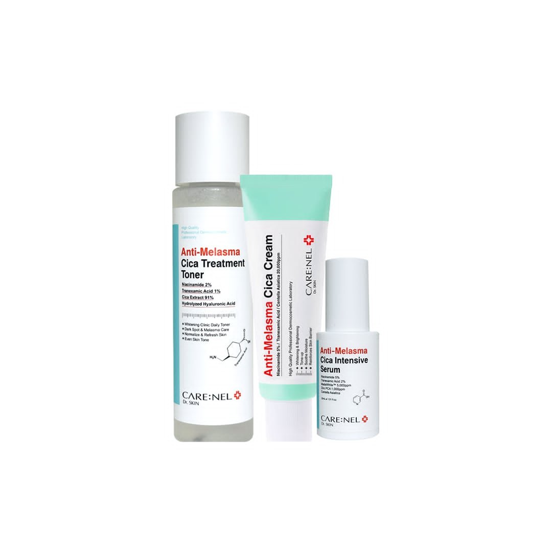 Care:nel Anti-Melasma Cica 3-Step Treatment Set - Kbazar - Korean Cosmetics Store