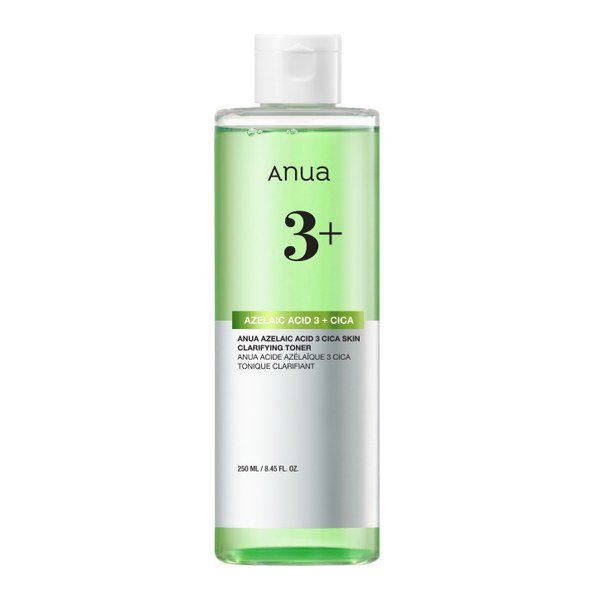 Anua Azelaic Acid 3 Cica Skin Clarifying Toner 250ml - Kbazar Korean Cosmetics Store
