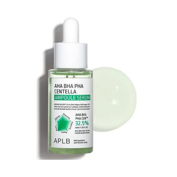 APLB AHA BHA PHA Centella Ampoule Serum 40ml - Kbazar - Korean Cosmetics Store