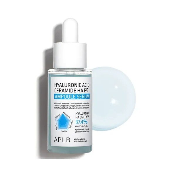 APLB Hyaluronic Acid Ceramide HA B5 Ampoule Serum 40ml - Kbazar Korean Cosmetics Store