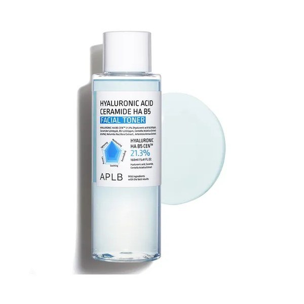 APLB Hyaluronic Acid Ceramide HA B5 Facial Toner 160ml - Kbazar Korean Cosmetics Store