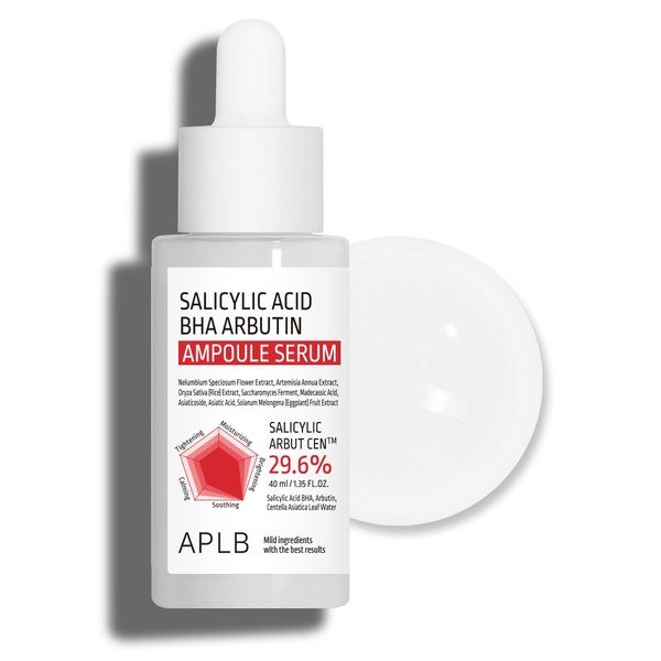 APLB Salicylic Acid BHA Arbutin Ampoule Serum 40ml - Kbazar - Korean Cosmetics Store