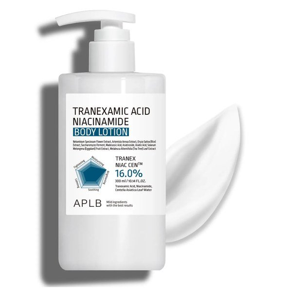 APLB Tranexamic Acid Niacinamide Body Lotion 300ml - Kbazar Korean Cosmetics Store