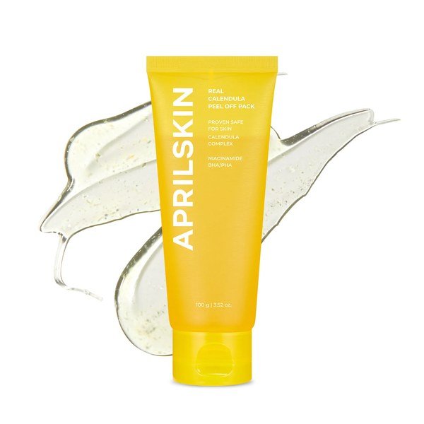 April Skin Real Calendula Peel Off Pack 100g - Kbazar - Korean Cosmetics Store