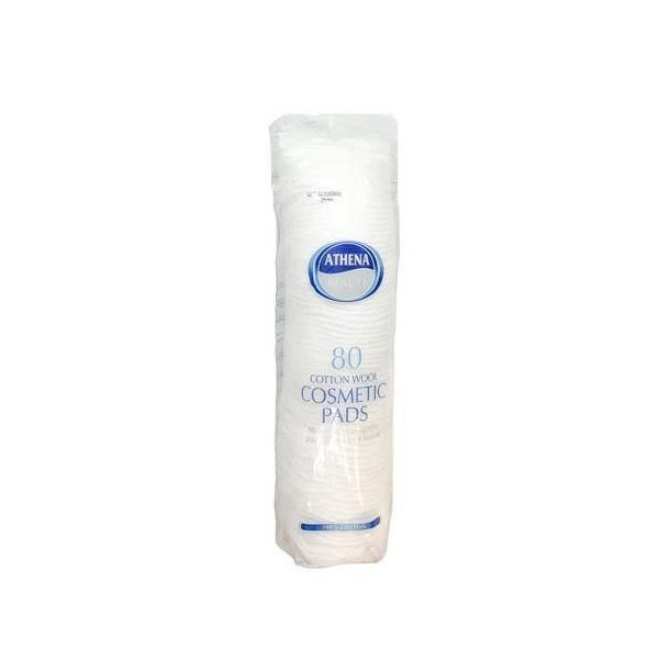Athena Beaute Cotton Wool Cosmetic Pad (80 pcs) - Kbazar - Korean Cosmetics Store