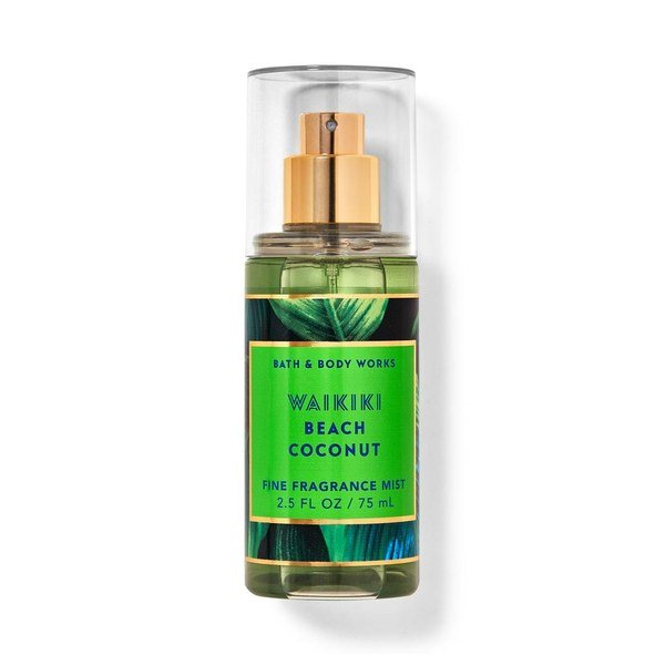 Bath and Body Works Waikiki Beach Coconut Fine Fragrance Mist 75ml - Kbazar Korean Cosmetics Store