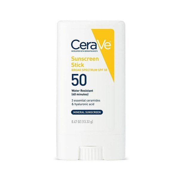 CeraVe Sunscreen Stick Broad Spectrum SPF 50 (13.32gm) - Kbazar - Korean Cosmetics Store